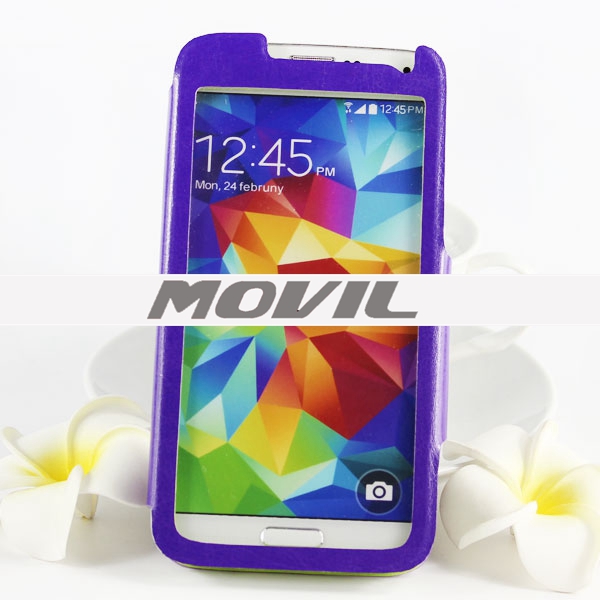 NP-1993 PU leathe funda para Samsung Galaxy S5 G900F-11